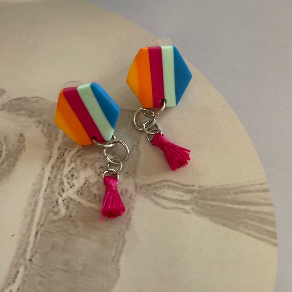 Homemade handmade earrings - Picture 2 of 2